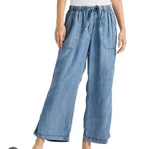 Splendid pull on wide leg pants